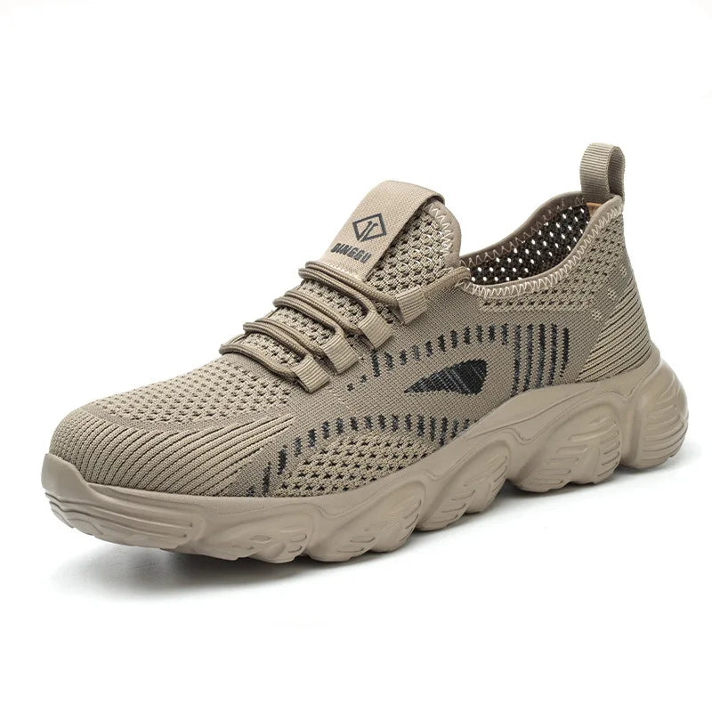 Men’s Summer Steel Toe Breathable Safety Shoes