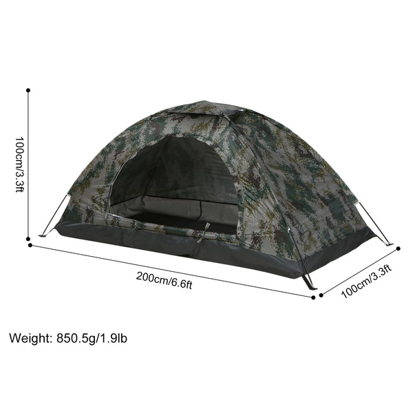 Tomshoo Ultralight 1/2 Person Single-Layer Camping Tent
