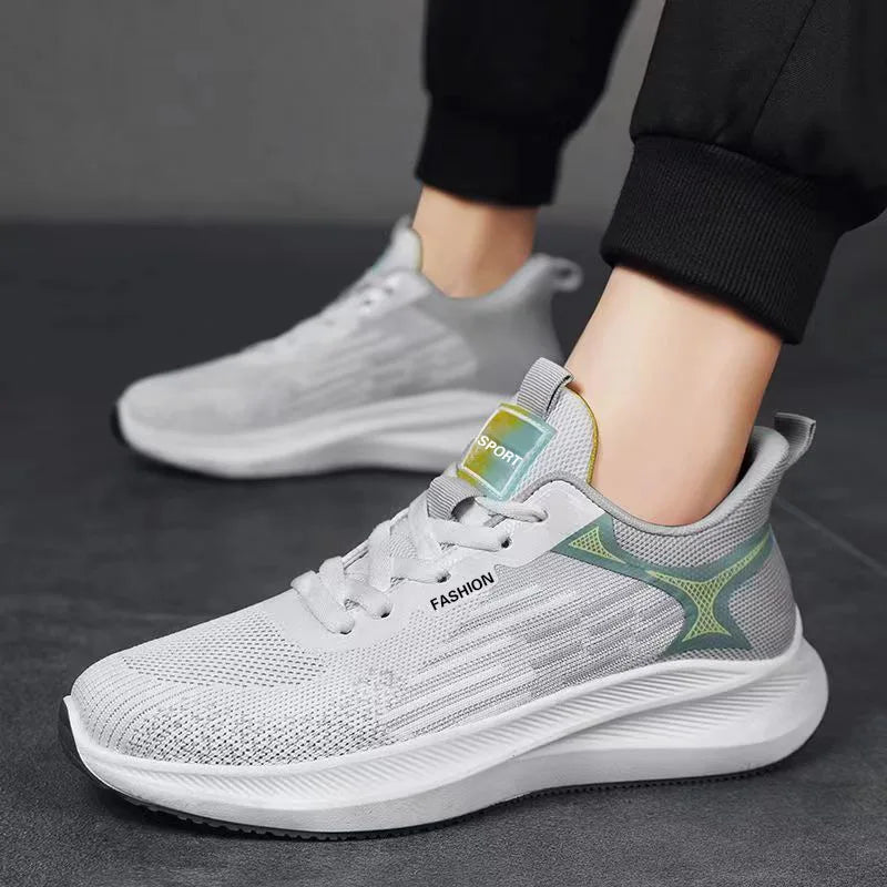 Men's Lightweight Breathable Mesh Sneakers – Non-Slip Casual & Sport Shoes