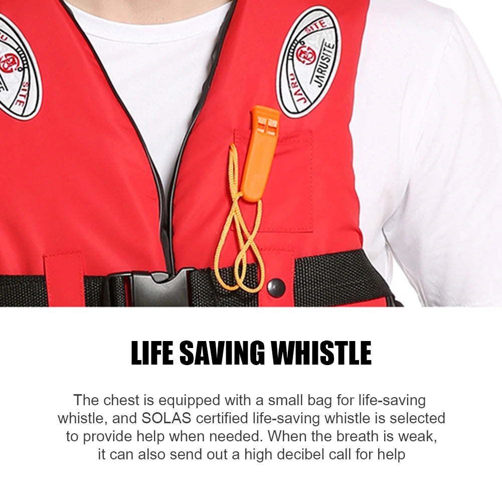 Red Life Jacket for Water Sports – Kids & Adults