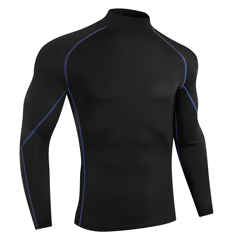 Men’s Quick-Dry Long Sleeve Compression Running Shirt
