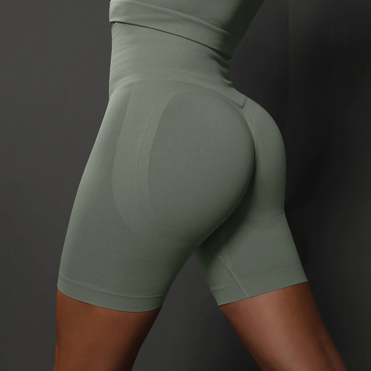Women’s High-Waist Seamless Yoga Shorts