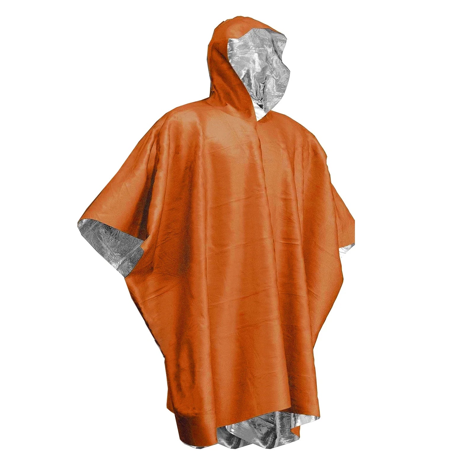 2-in-1 Emergency Rain Poncho & Survival Blanket
