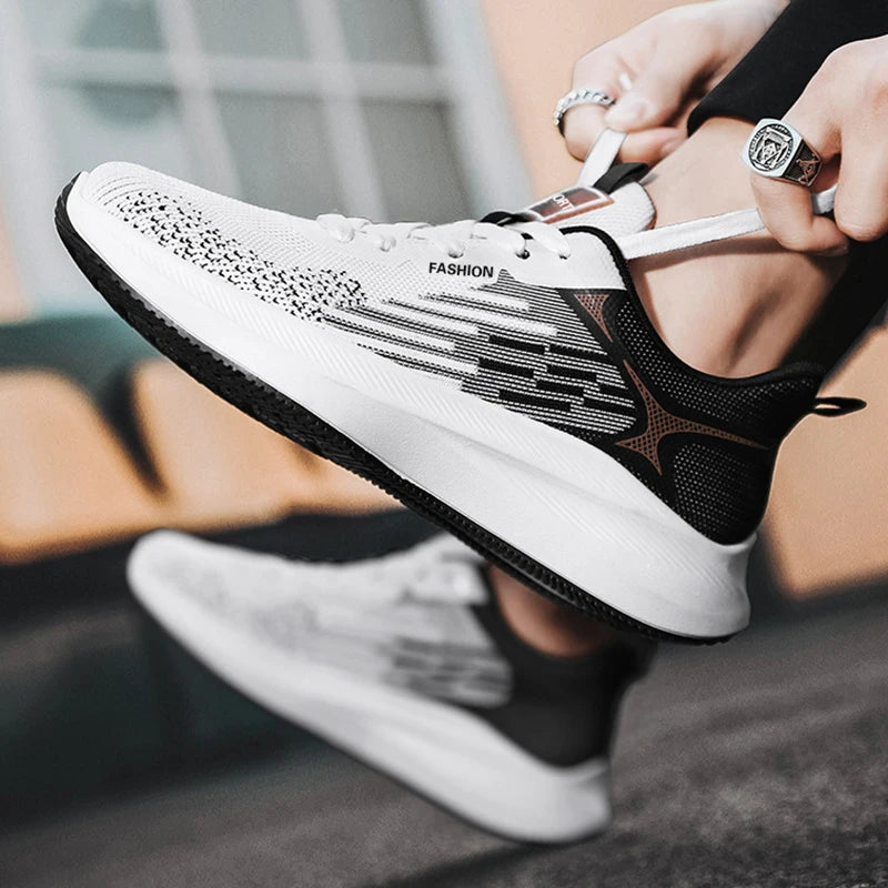 Men's Lightweight Breathable Mesh Sneakers – Non-Slip Casual & Sport Shoes