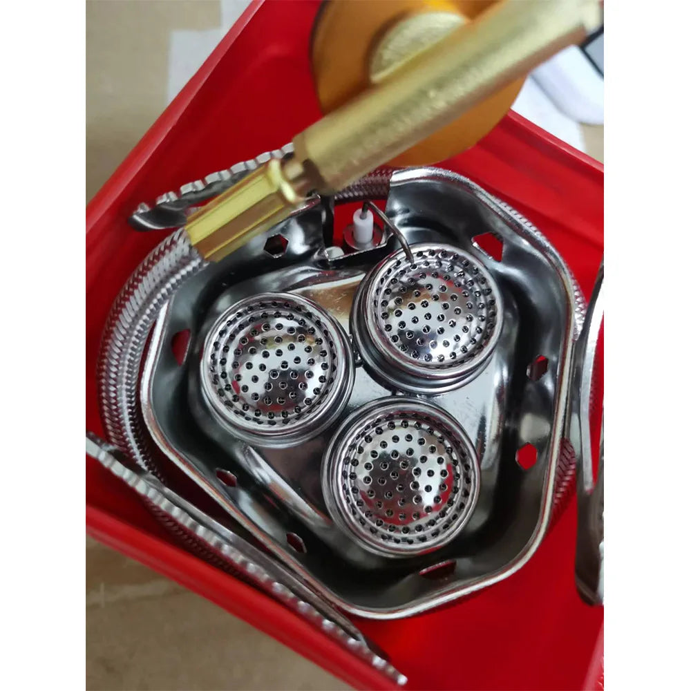 TARKA 3-Burner Folding Camp Stove | 5800W Portable Gas Cooker