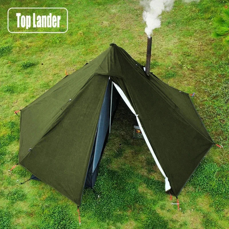 Ultralight Camping Hot Tent with Chimney & Window