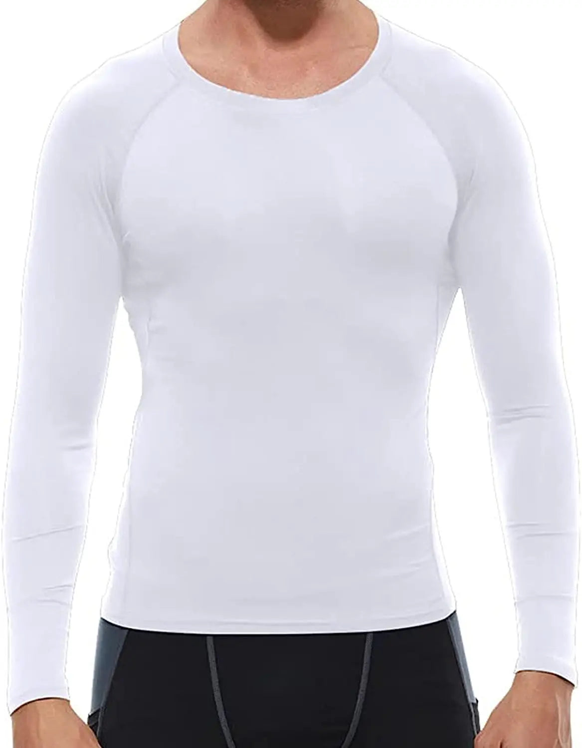 Men's Long Sleeve Compression Shirt – Moisture-Wicking Athletic Base Layer