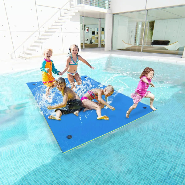 Floating Water Pad Mat 3-Layer Foam with Storage Straps