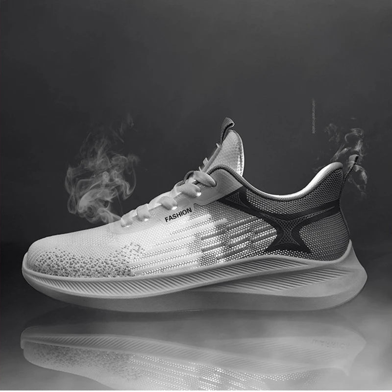 Men's Lightweight Breathable Mesh Sneakers – Non-Slip Casual & Sport Shoes