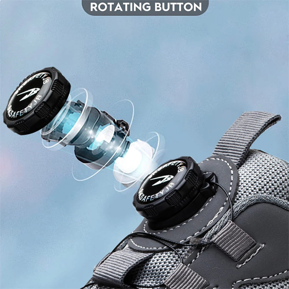 Men’s Lightweight Steel Toe Safety Work Shoes