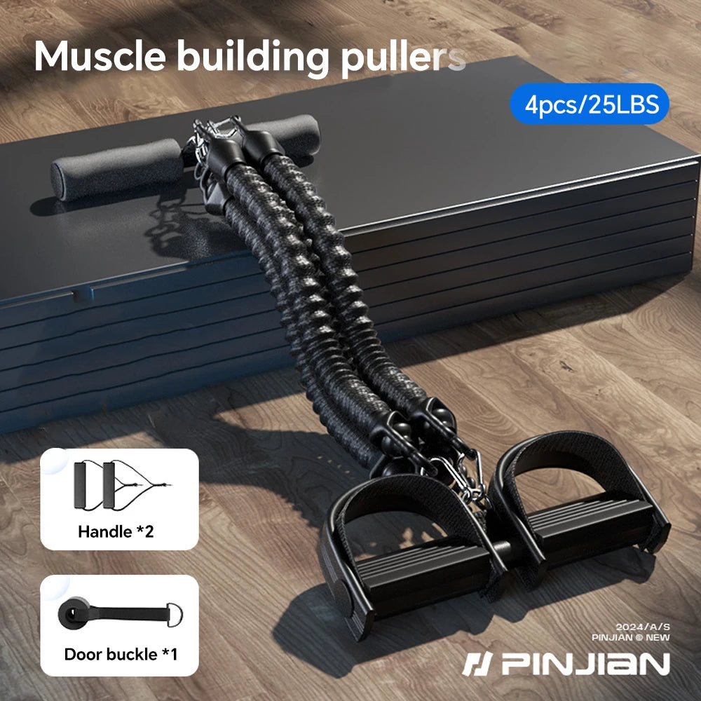 Multifunction Pedal Resistance Band Puller for Home Fitness