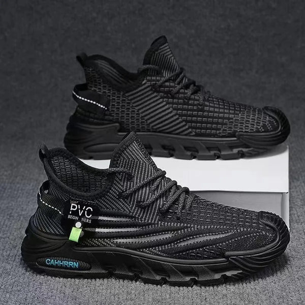 Men’s Breathable Knit Lightweight Running Sneakers