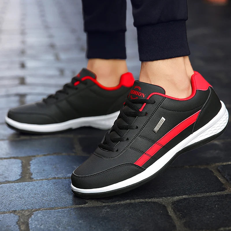 Men's Lightweight Breathable Sneakers – Non-Slip Vulcanized Sole