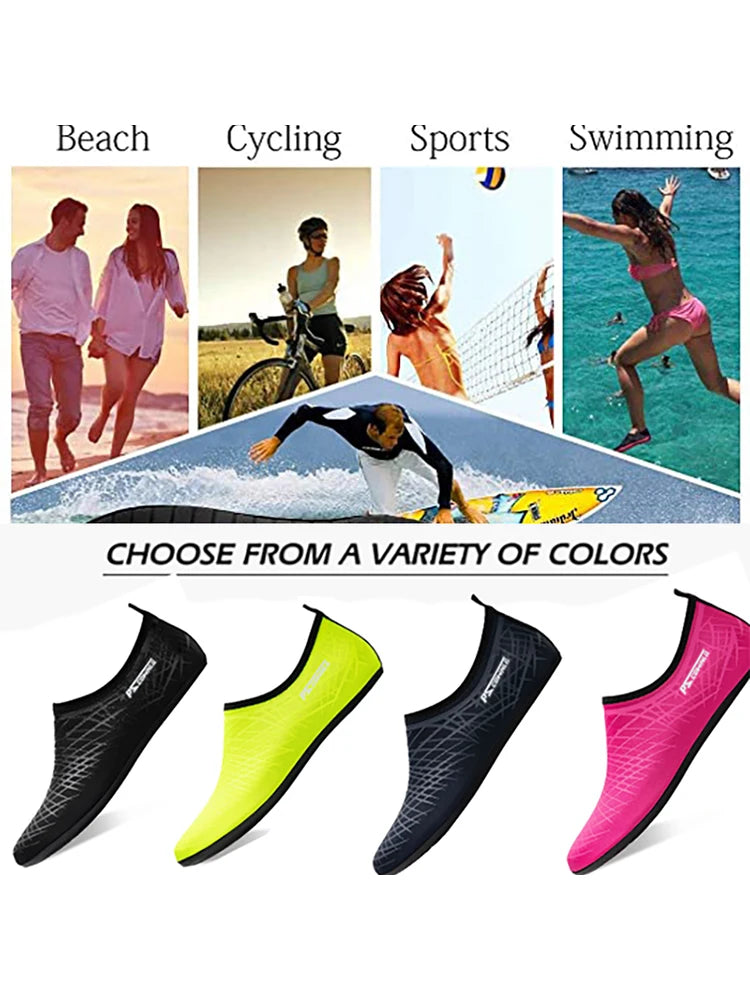 Unisex Barefoot Water Shoes – Quick-Dry Aqua Socks for Beach, Swim & Yoga