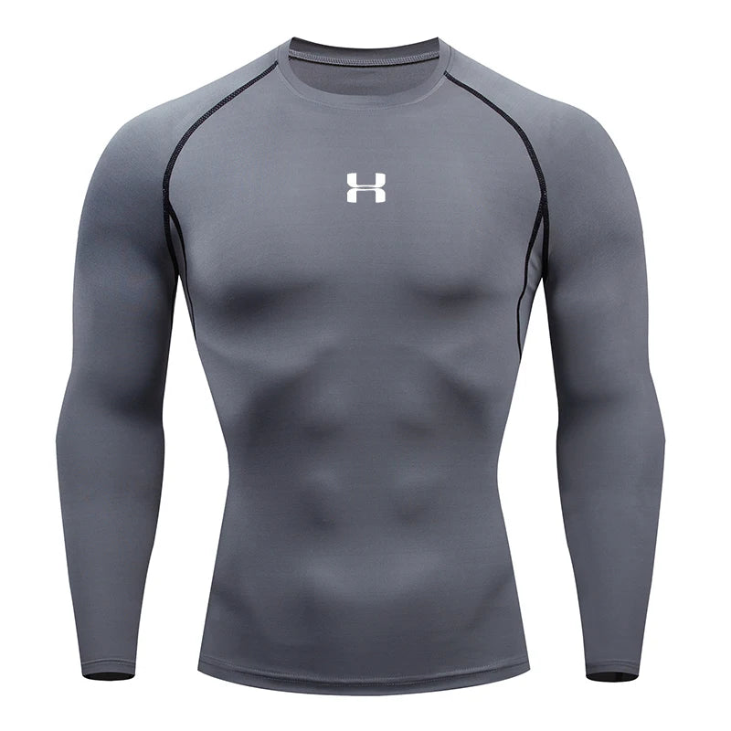 Men’s Long Sleeve Compression Running Shirt