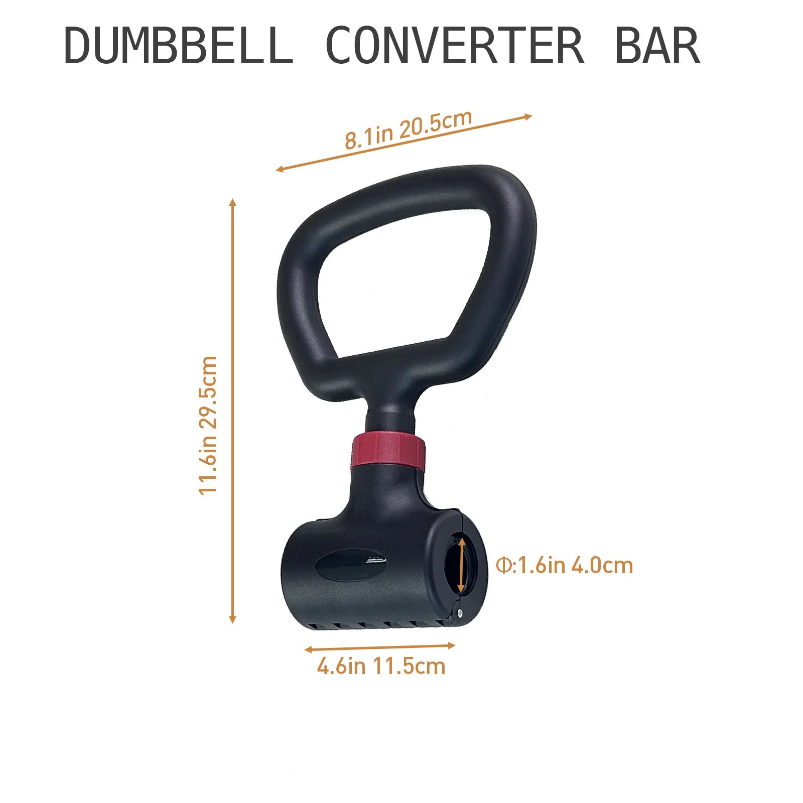 3-in-1 Dumbbell Converter – Barbell, Kettlebell & More for Home Gyms