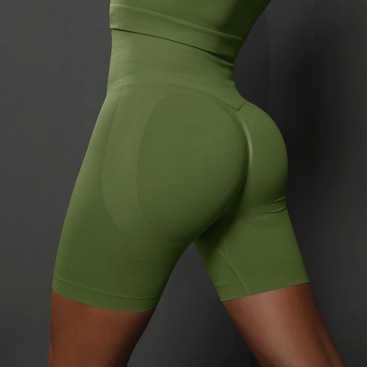 Women’s High-Waist Seamless Yoga Shorts