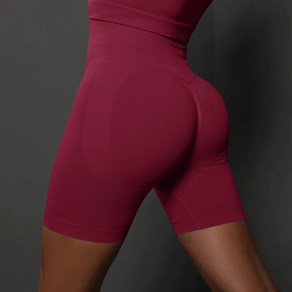 Women’s High-Waist Seamless Yoga Shorts