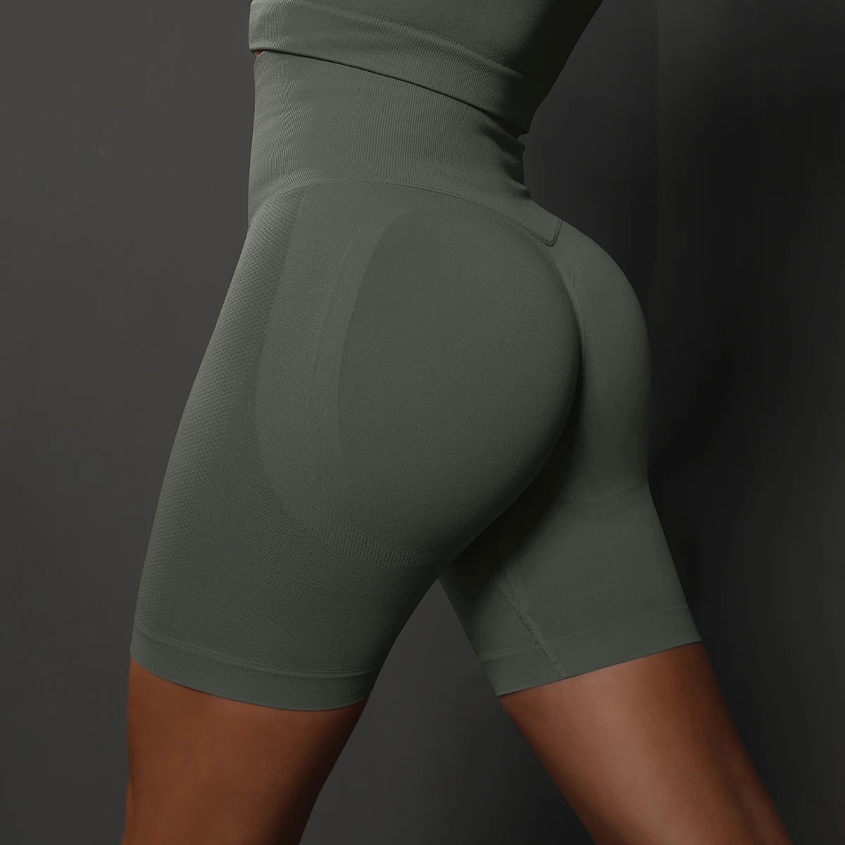 Women’s High-Waist Seamless Yoga Shorts