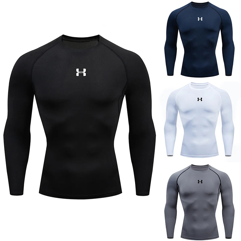 Men’s Long Sleeve Compression Running Shirt