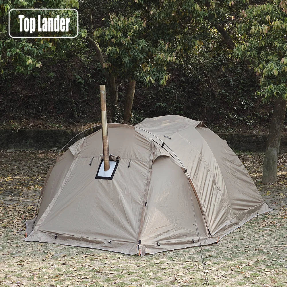 Fireproof 2-Person Hot Tent with Stove Jack & Snow Skirt
