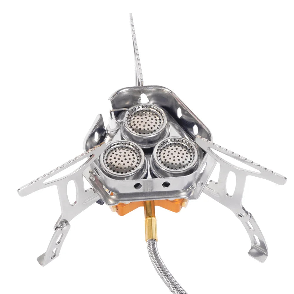 TARKA 3-Burner Folding Camp Stove | 5800W Portable Gas Cooker