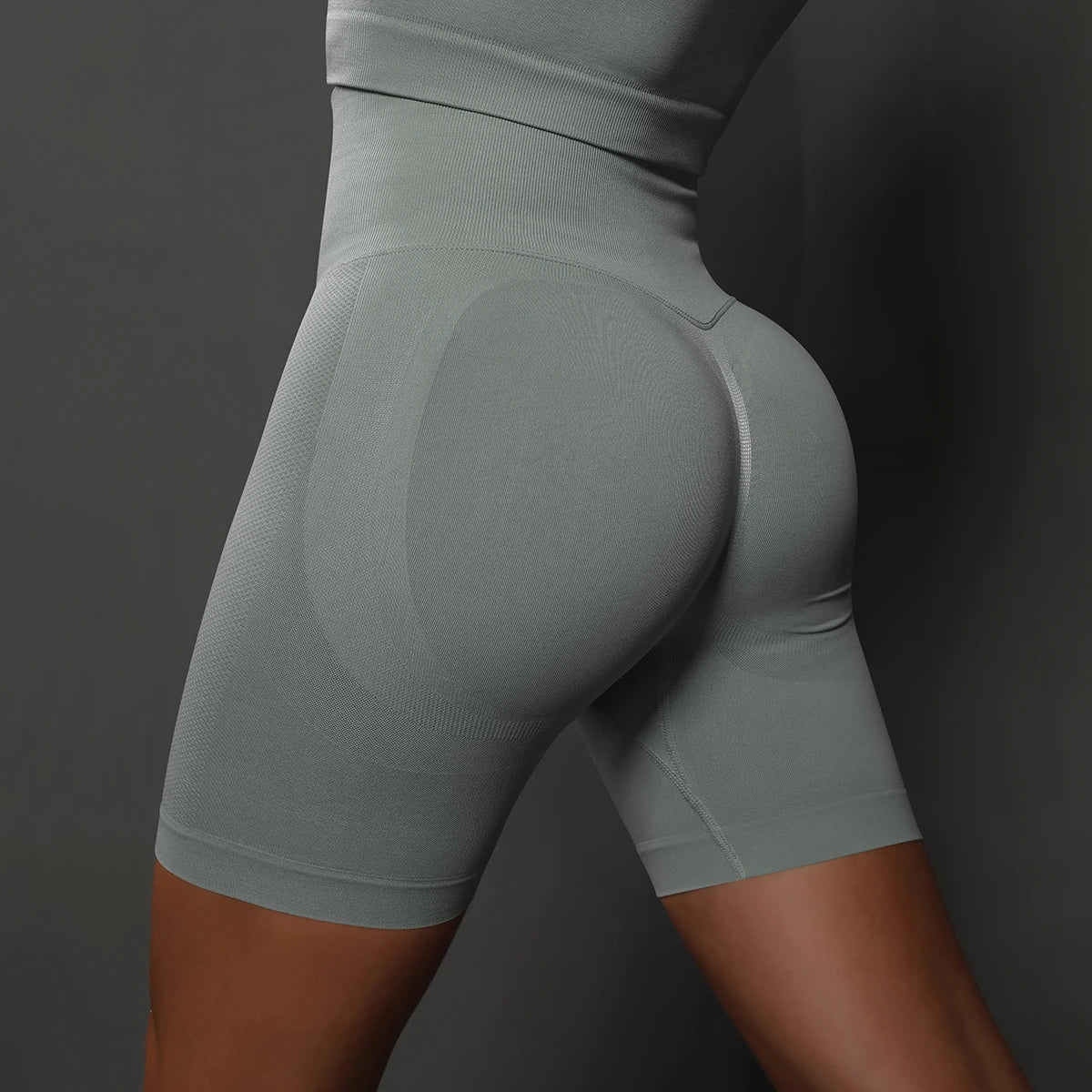 Women’s High-Waist Seamless Yoga Shorts