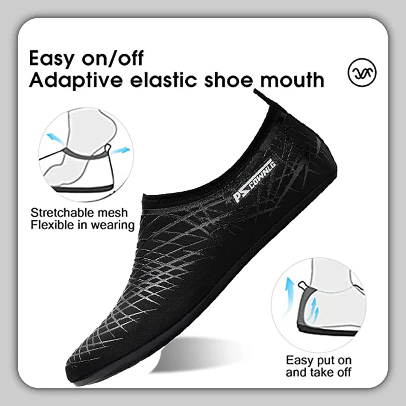 Unisex Barefoot Water Shoes – Quick-Dry Aqua Socks for Beach, Swim & Yoga