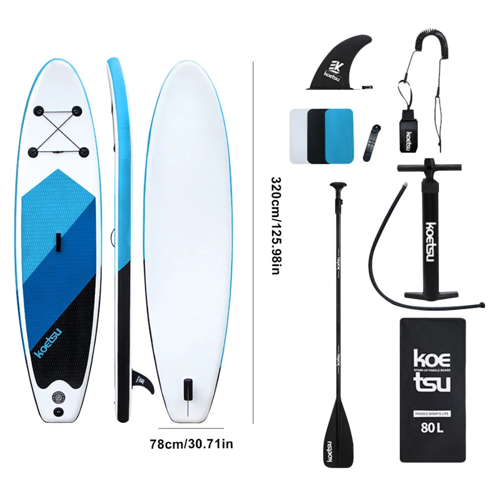320 Inflatable Balance Surfboard with Pump