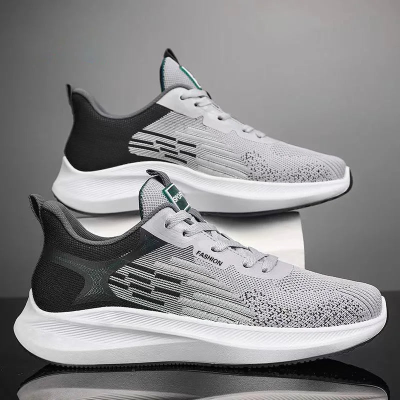 Men's Lightweight Breathable Mesh Sneakers – Non-Slip Casual & Sport Shoes