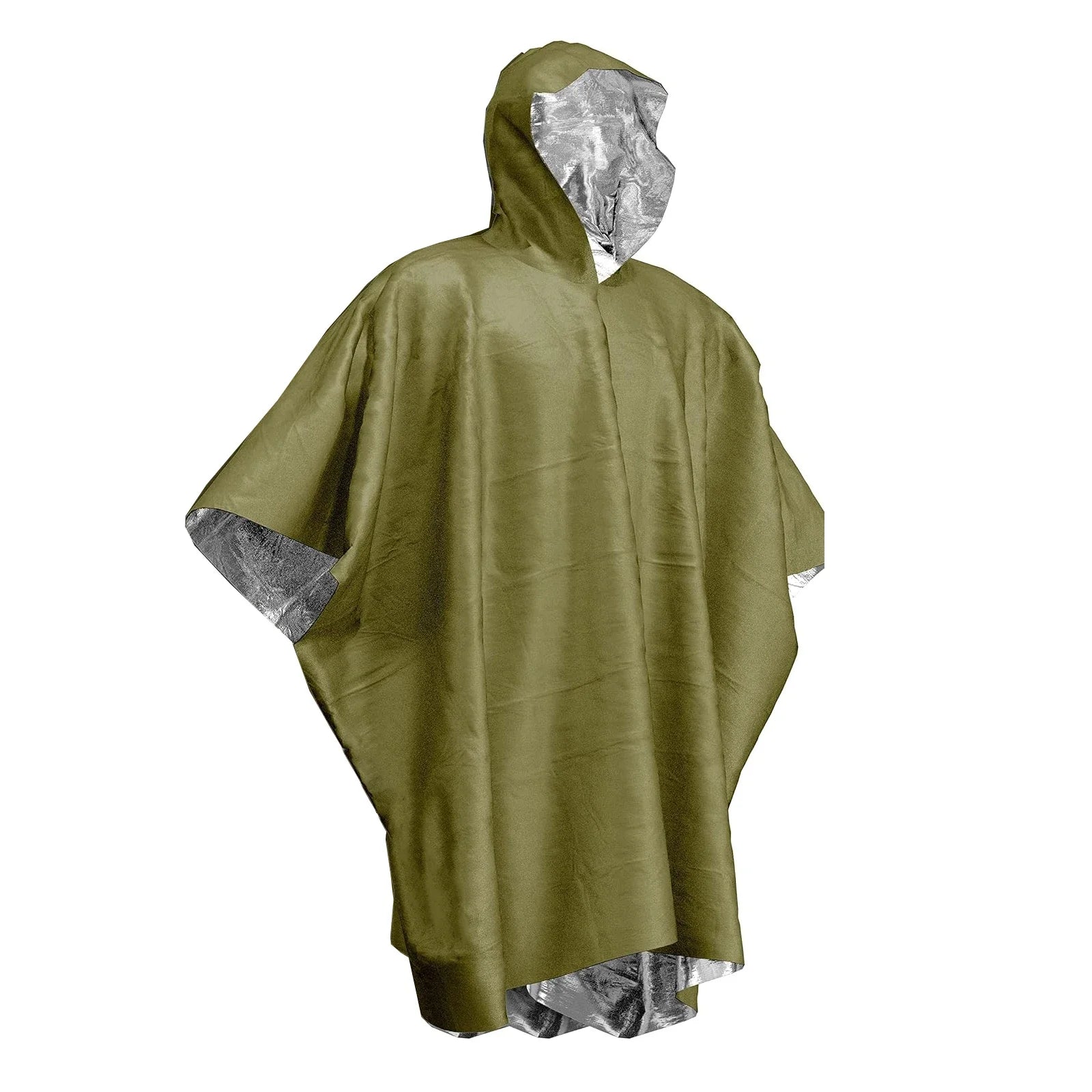 2-in-1 Emergency Rain Poncho & Survival Blanket