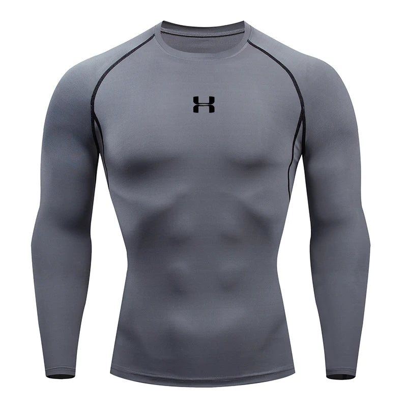 Men’s Long Sleeve Compression Running Shirt