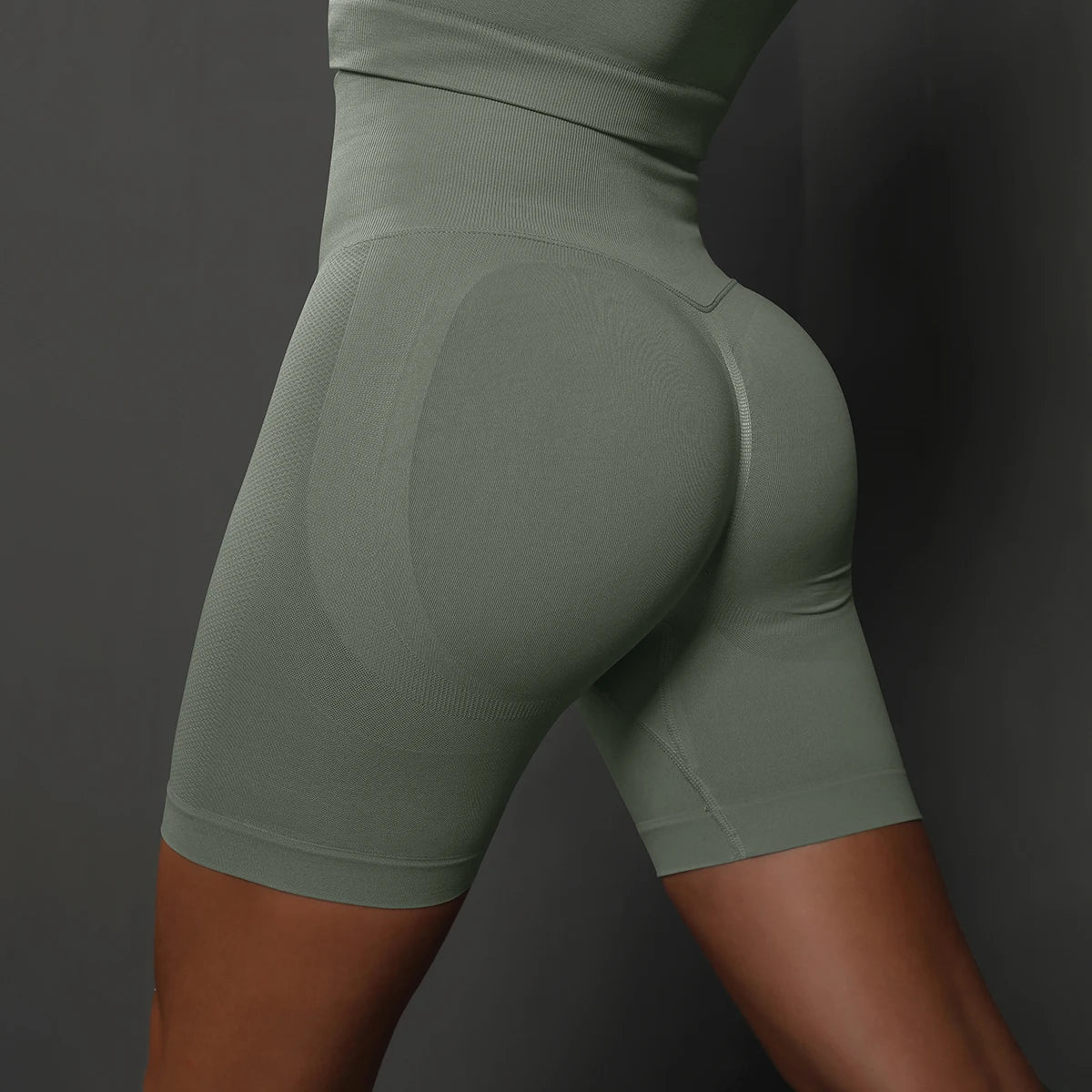 Women’s High-Waist Seamless Yoga Shorts