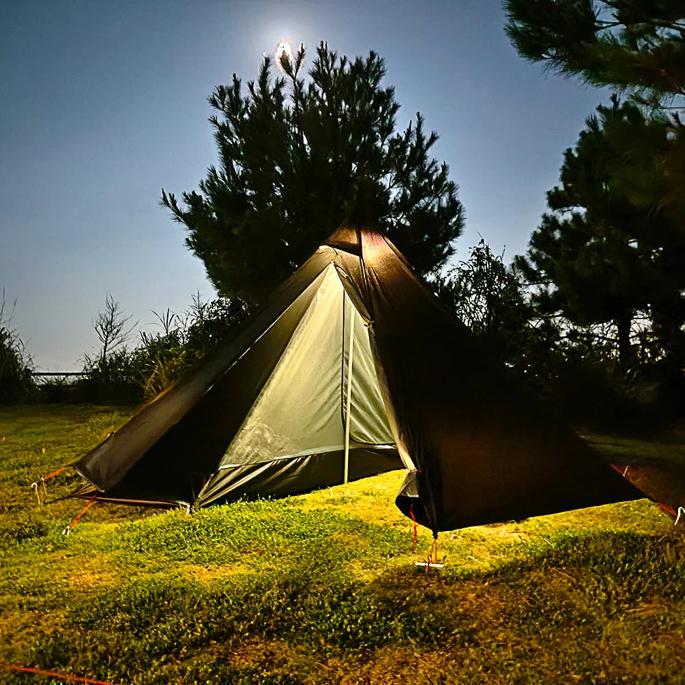 Ultralight Camping Hot Tent with Chimney & Window