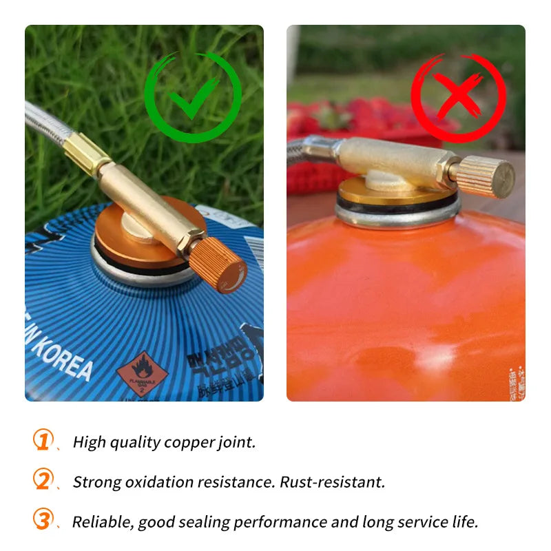 TARKA 3-Burner Folding Camp Stove | 5800W Portable Gas Cooker