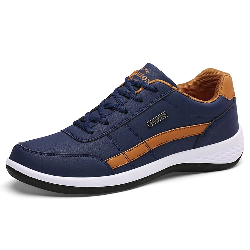 Men's Lightweight Breathable Sneakers – Non-Slip Vulcanized Sole