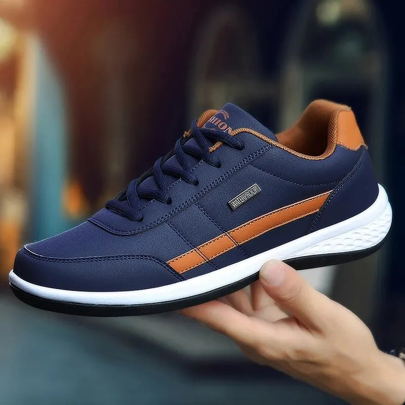 Men's Lightweight Breathable Sneakers – Non-Slip Vulcanized Sole