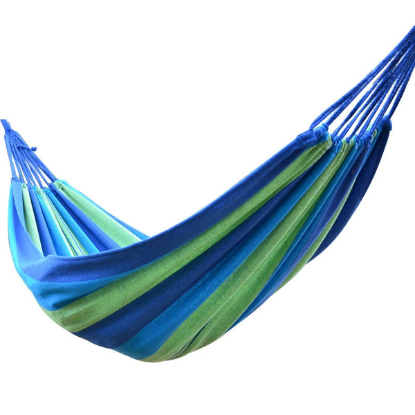 Double Portable Camping Hammock with Tie Straps
