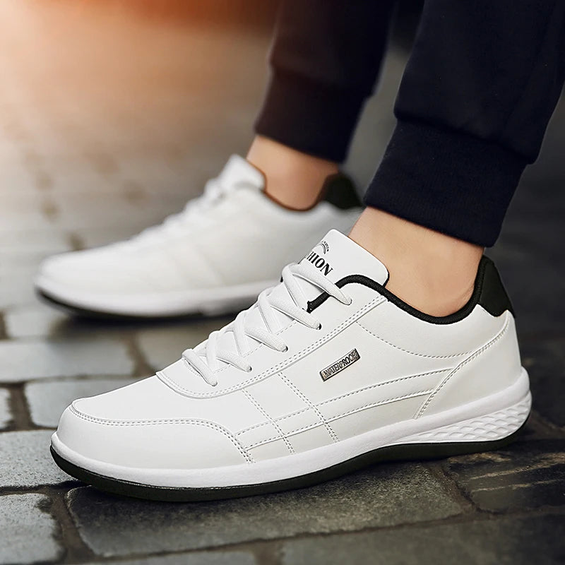 Men's Lightweight Breathable Sneakers – Non-Slip Vulcanized Sole