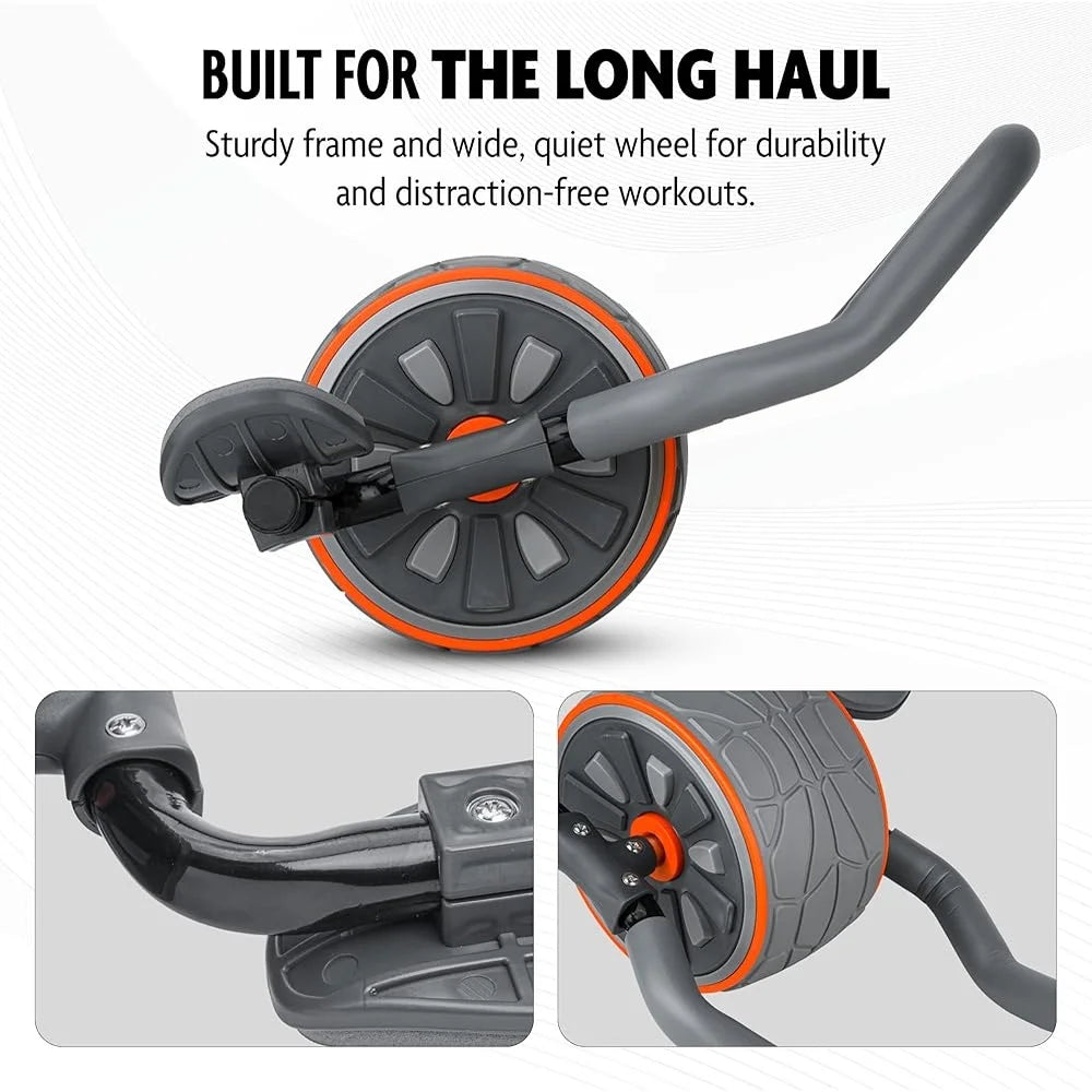 Pro Ab Roller Wheel Kit – Core Trainer with Elbow Support & Knee Pads