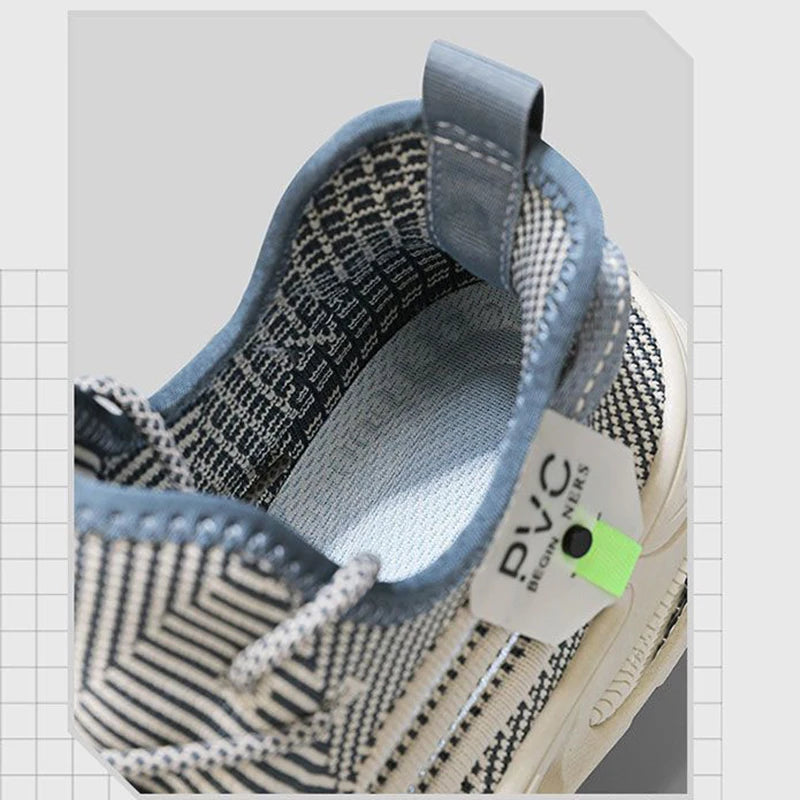 Men’s Breathable Knit Lightweight Running Sneakers