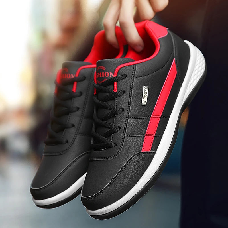 Men's Lightweight Breathable Sneakers – Non-Slip Vulcanized Sole