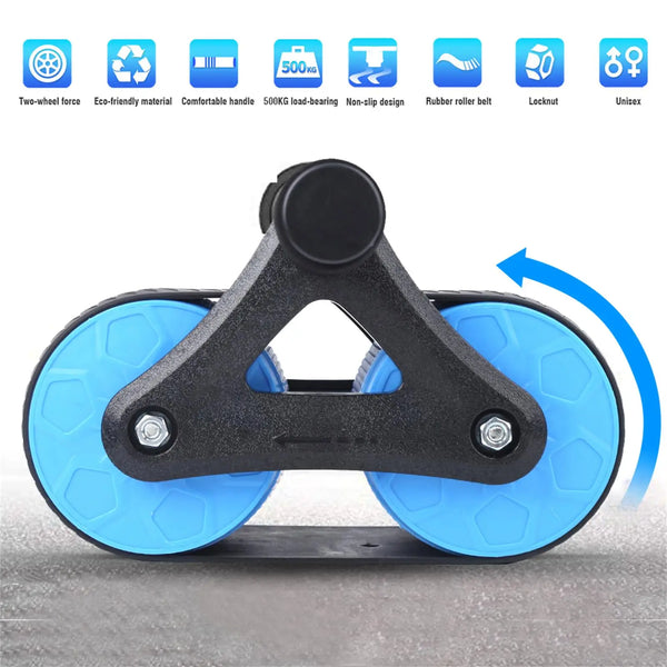 Springback Wheels Roller for Ab & Push-Up Training