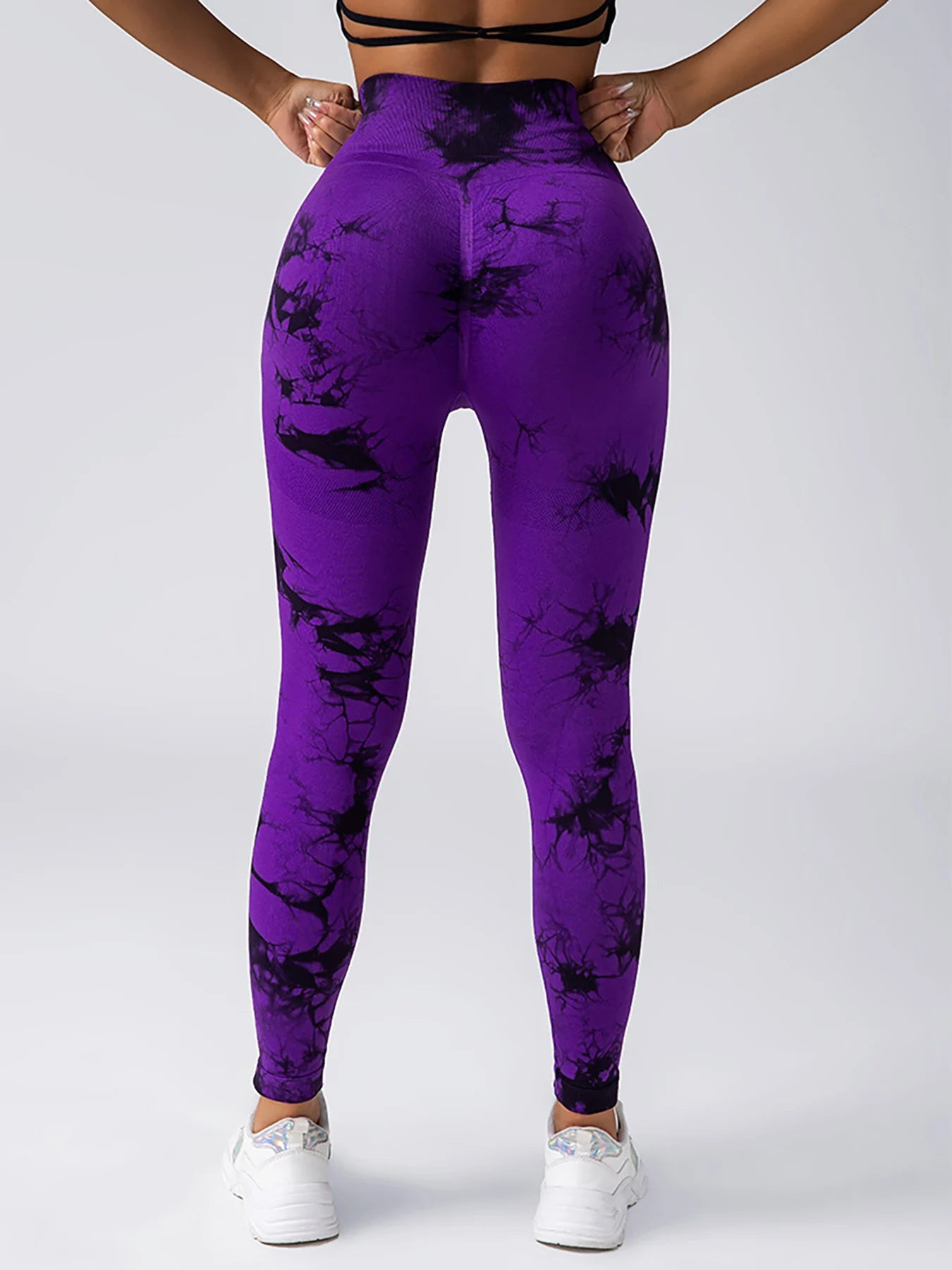 Women’s Tie-Dye Seamless High-Waist Leggings