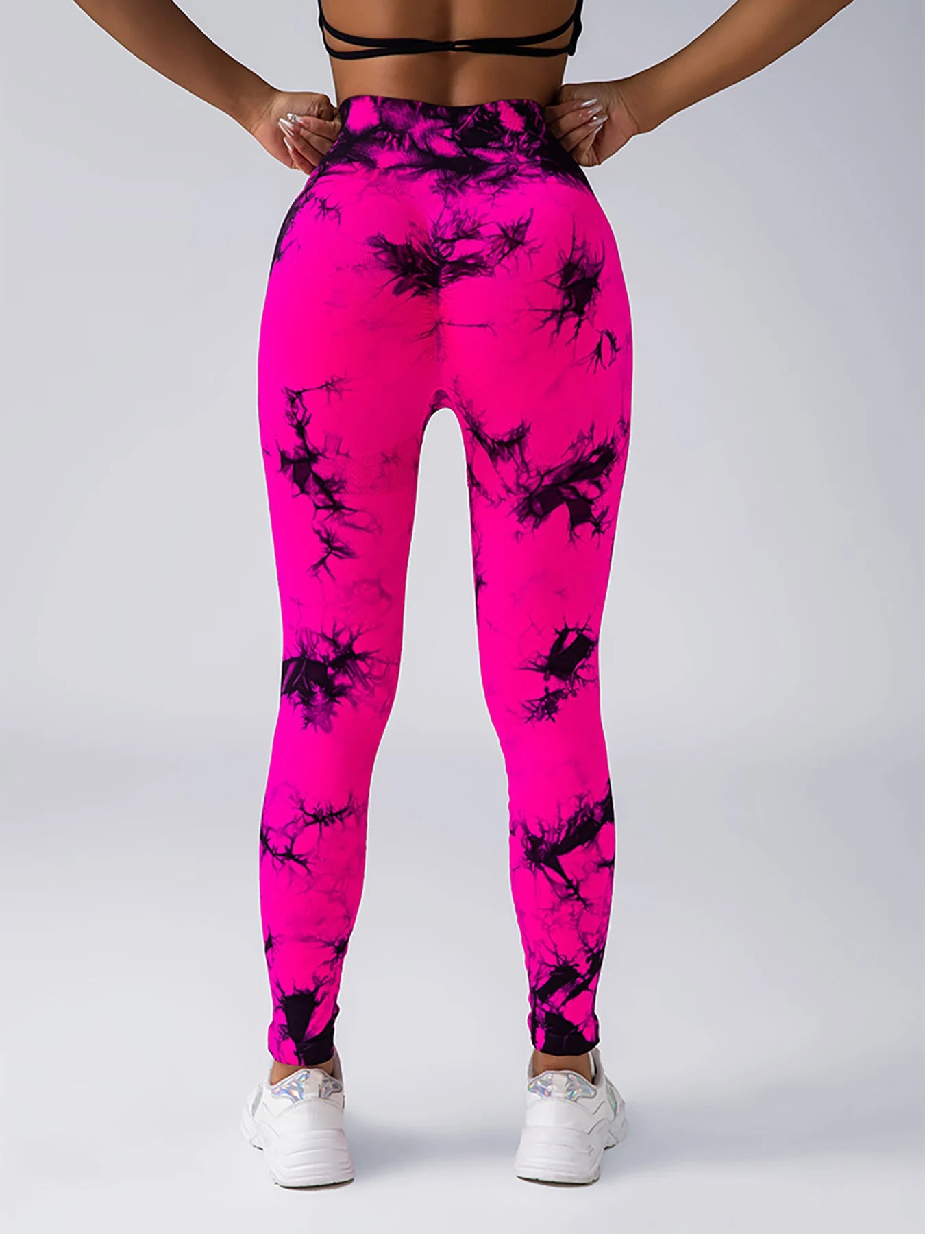 Women’s Tie-Dye Seamless High-Waist Leggings