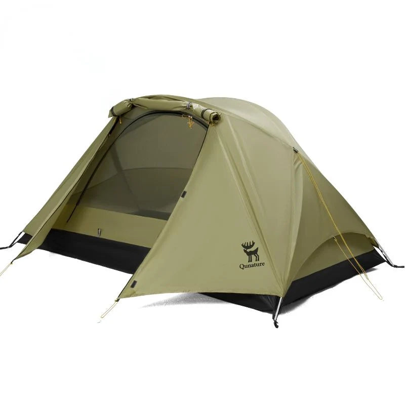 2-Person Lightweight Camping Tent – Rainproof with Aluminum Poles & Easy Setup